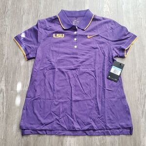 Nike LSU Tigers Women's Polo Shirt Size Medium